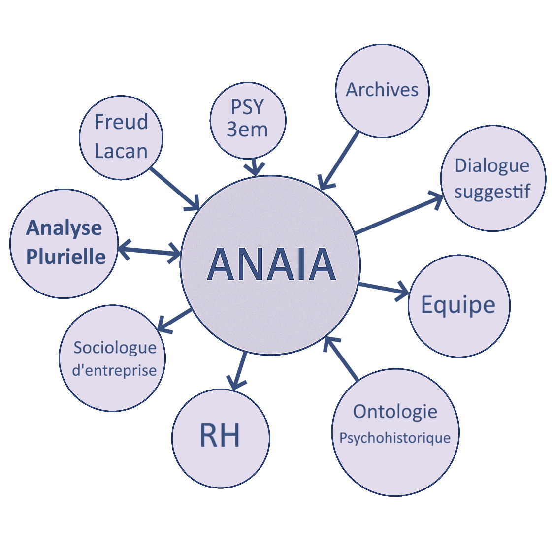 Schéma de l’agent ANAIA en réseau de mémoire