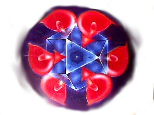 Shushun Flower geometric drawing